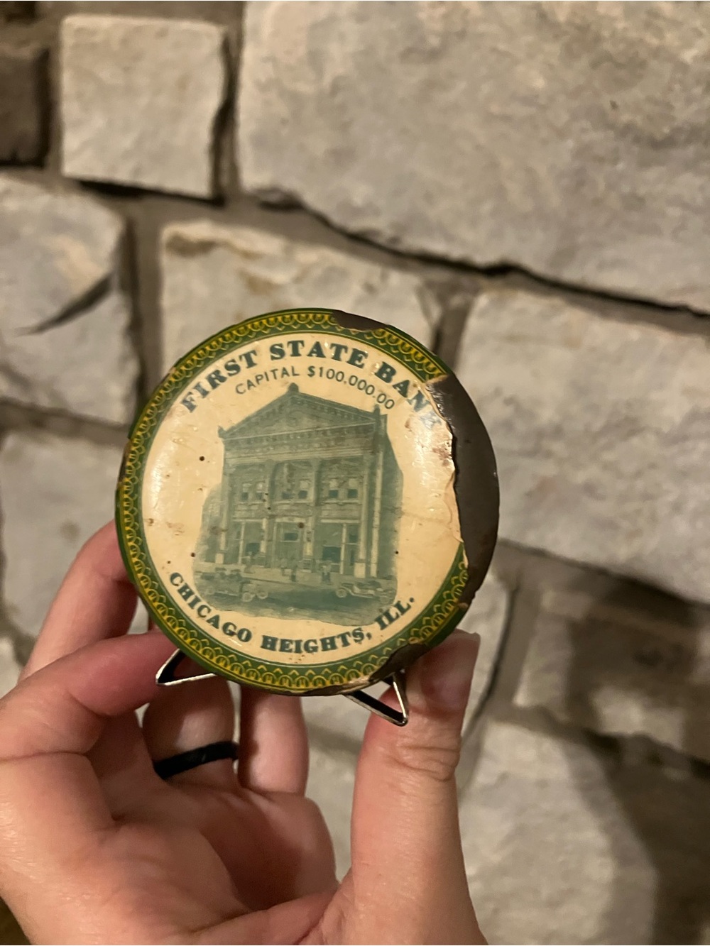 First State Bank Chicago Heights Vintage bank